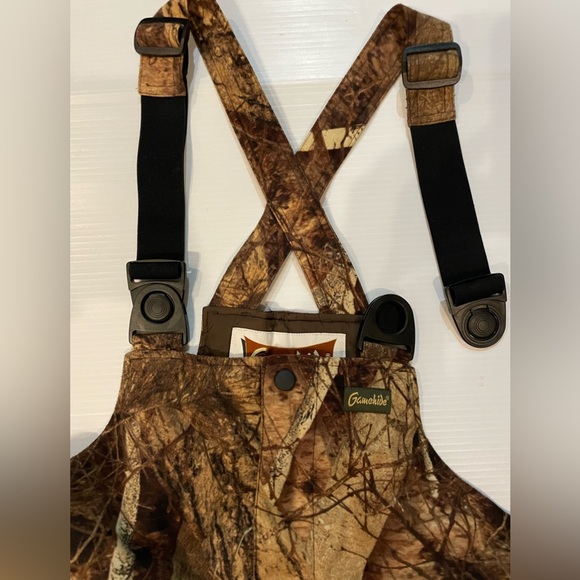 Gamehide Camoflauge Hunting Insulated Overall / Bib Size XL 13 Yth/S Adult - Picture 10 of 16
